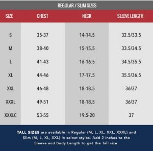 untuckit-sizing-chart